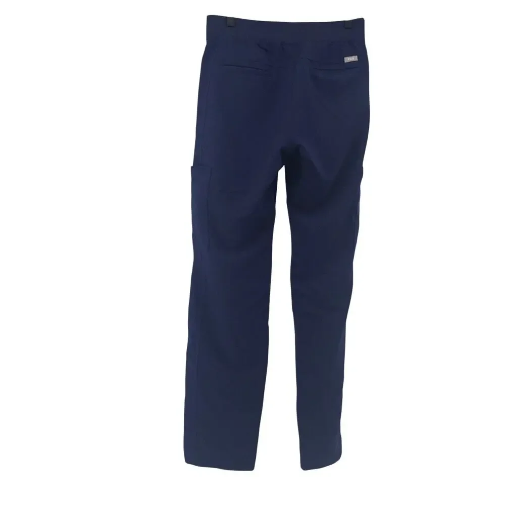 Figs Technical Collection Men's Small AXIM Cargo Scrub Pants Blue Navy T2001